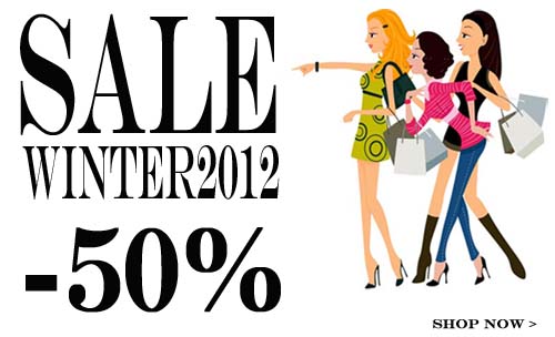 Sale dameskleding en kinderkleding wintercollectie 2012