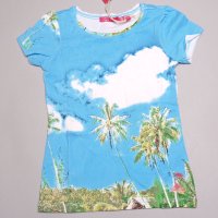 Cakewalk T-shirt Palmbomen - Koemi Summer blue