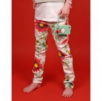 Cakewalk Skinny Bloemenprint Day white