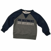 Bikkembergs Sweatshirt met capuchon Grijs Navy Dirk Bikkembergs