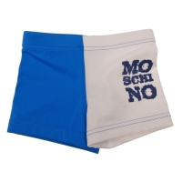 Moschino Strakke zwemshort white ocean