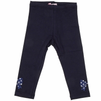 Monnalisa Legging met strass strikje onderzijde Blue