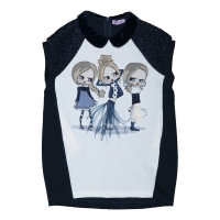 Monnalisa Tuniek Girls verenrok Dark blue
