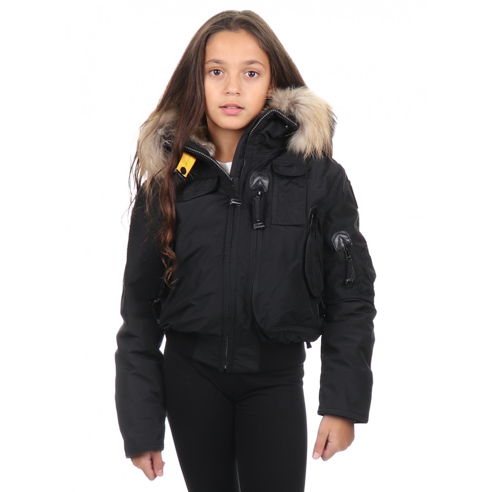 limiet Vaardigheid Disco PARAJUMPERS KIDS Jacket Gobi GIRL Black - €161.99