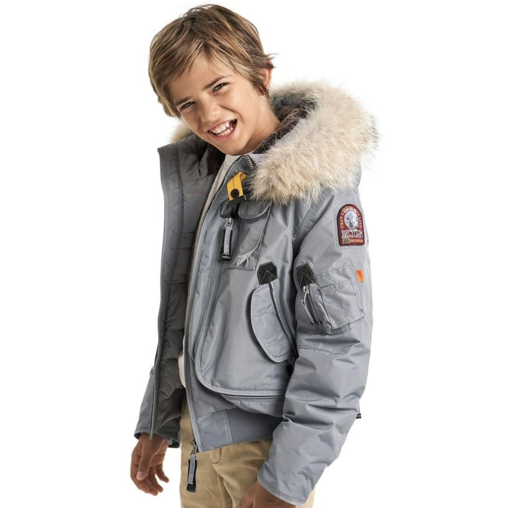 Berg kleding op Tochi boom pion PARAJUMPERS KIDS Winterjas Gobi Light grey - €164.99