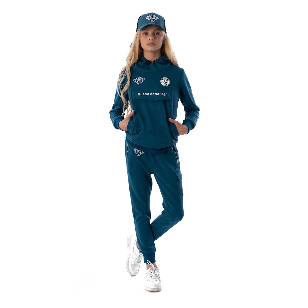 Black Bananas Anorak Jogger Cobalt Blue 