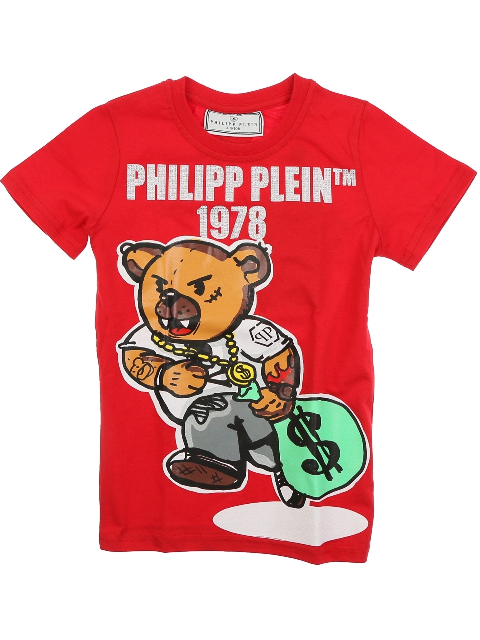 Philipp Plein T-shirt Round Ss Bear - €37.50