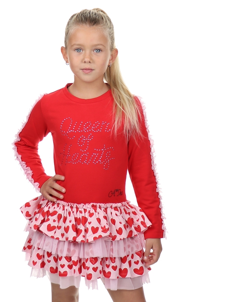 knecht Isaac bestrating ADee Queen Of Hearts Dress Elanna Red - €26.39