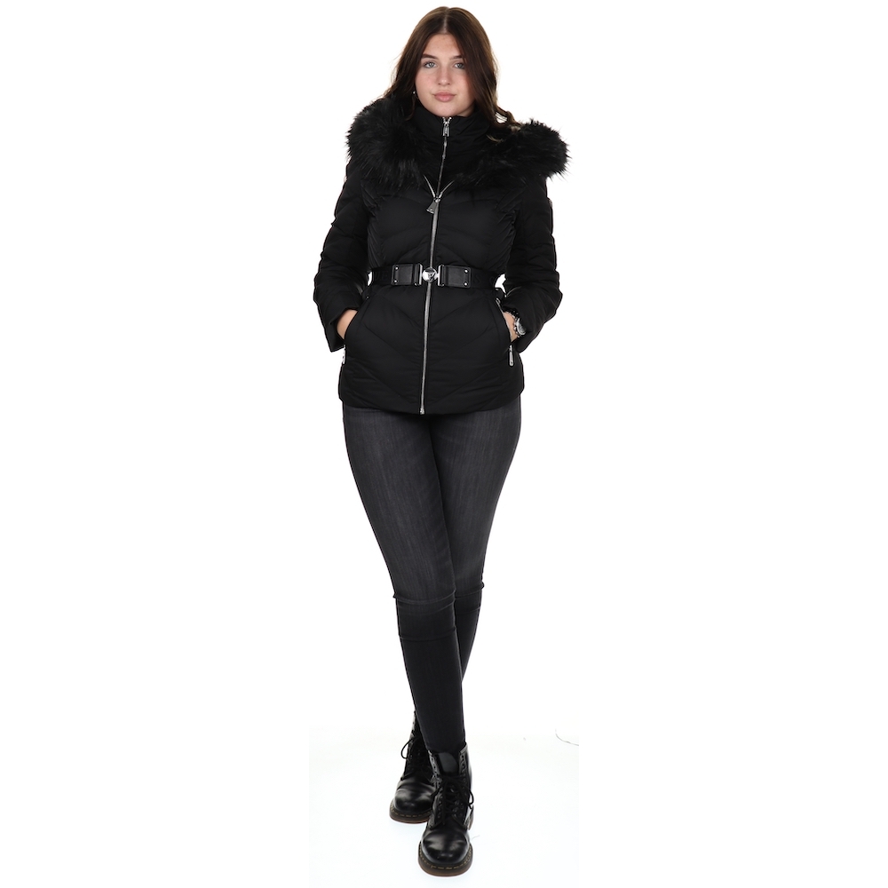Guess Sara Short Down Jacket Jet Black 
