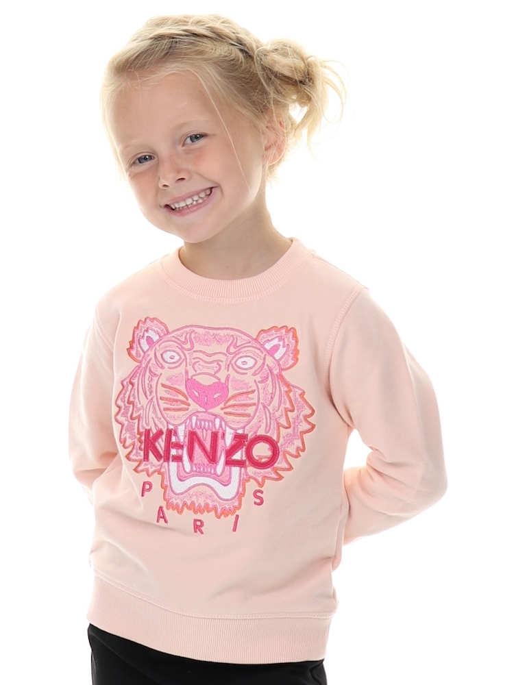 bewondering Vliegveld In de naam Kenzo Sweat Shirt Tiger Light Pink - €26.39