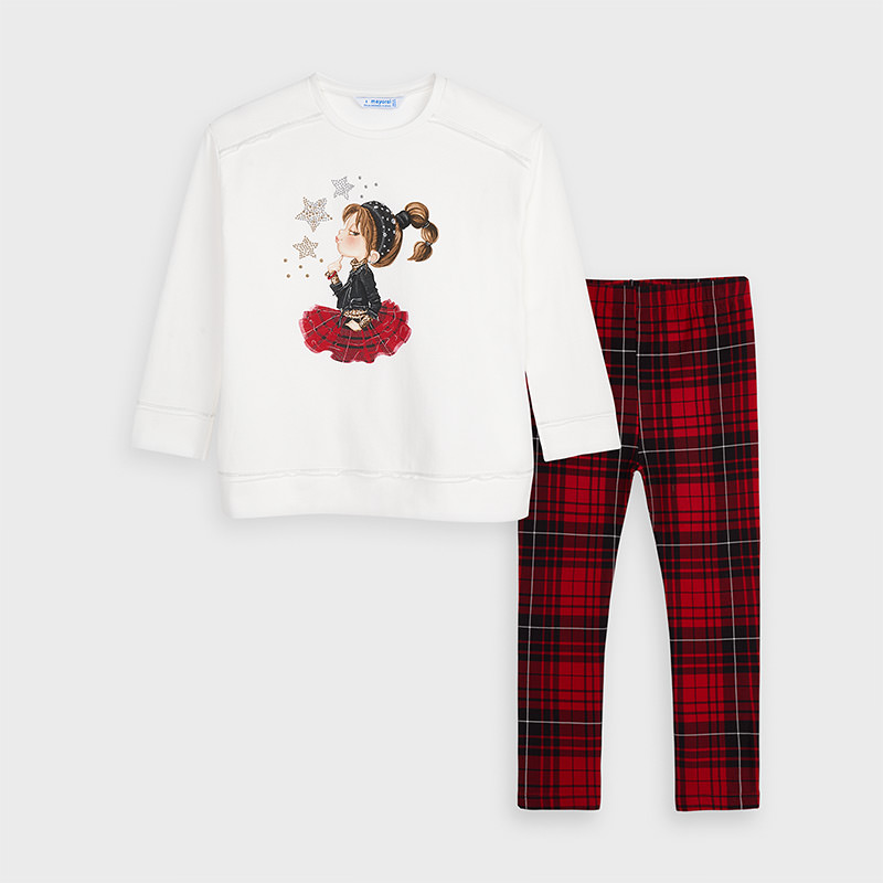 Mayoral Leggings Set Red - €17.58