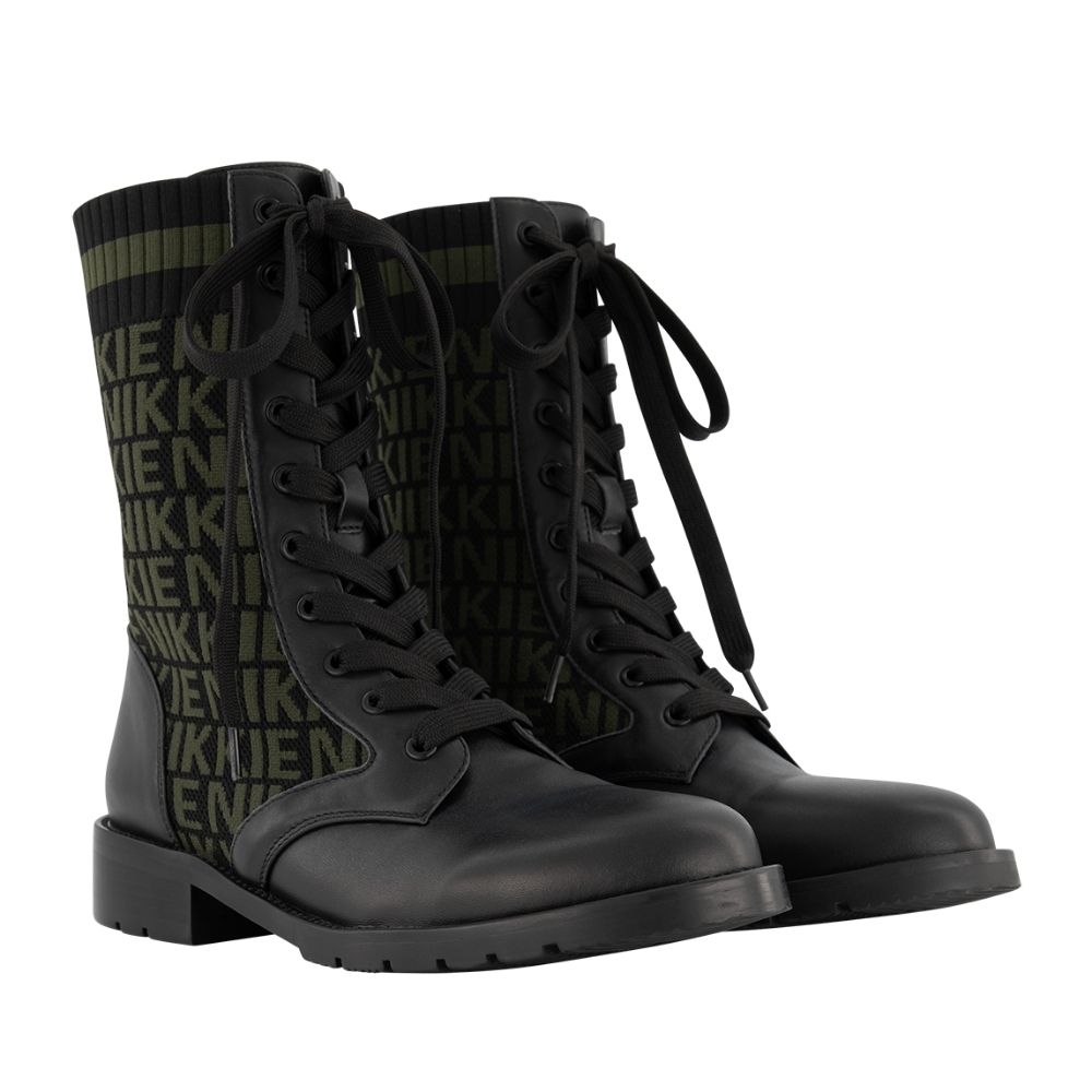 Nikkie By Nikkie Plessen Diora Jacquard Boots Black - €68.99