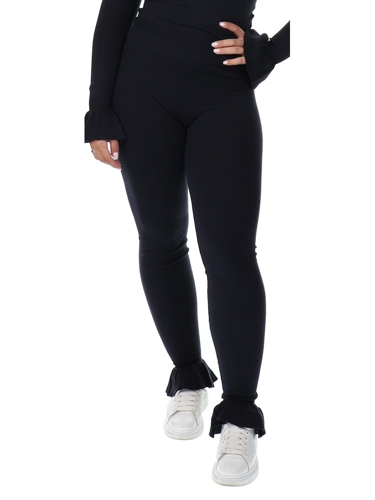 Reinders Romelia Ruffle Pants Dark Blue 