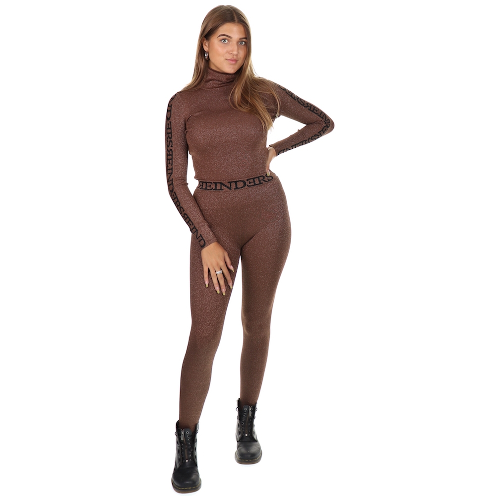 Reinders Turtleneck Lurex Entarsia Dark 