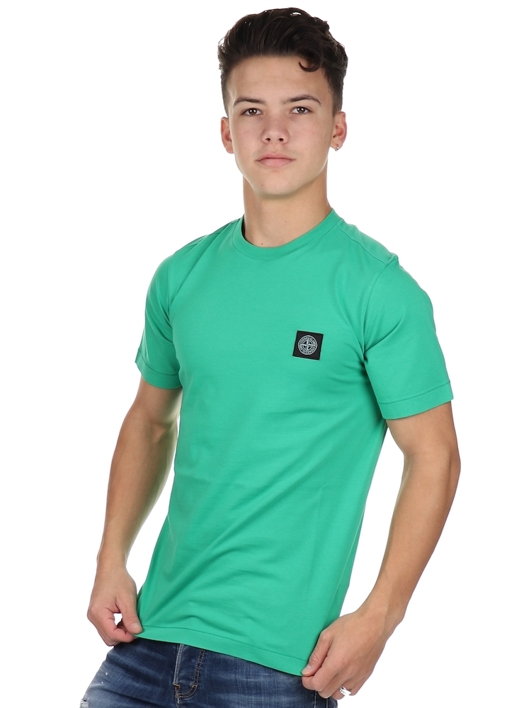 kussen krom Slagschip Stone Island T Shirt Verde - €20.40