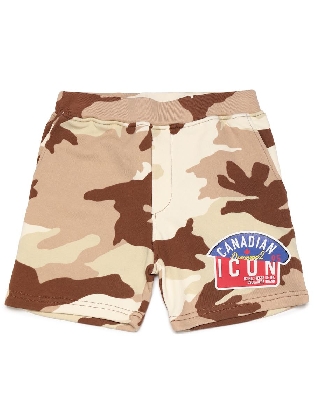 Kids Sale Short Beige Camo