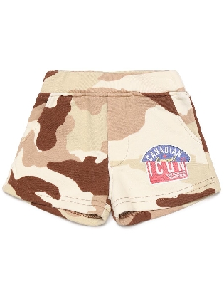 Kids Sale Short Beige Camo