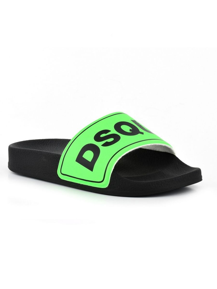 DSQUARED2 Slide Dsquared2 Print Neon Green/black Print - €30.78