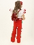 Monnalisa Sale Broek Rood