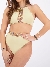 Reinders Sale  Bikini Halter Headlogos Solid Color Creme