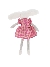 Angels Face Knuffel Fifi Pink Houndstooth