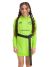 Black Bananas Junior Jurk Cyber Lime