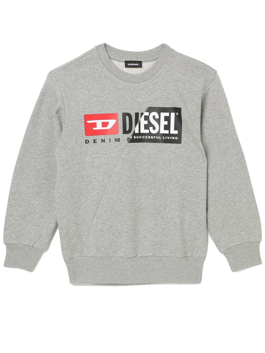 schommel naam Belachelijk Diesel Sweater Grey Diesel Logo - €31.18