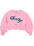 MSGM Cropped Sweatshirt Girl  Pink
