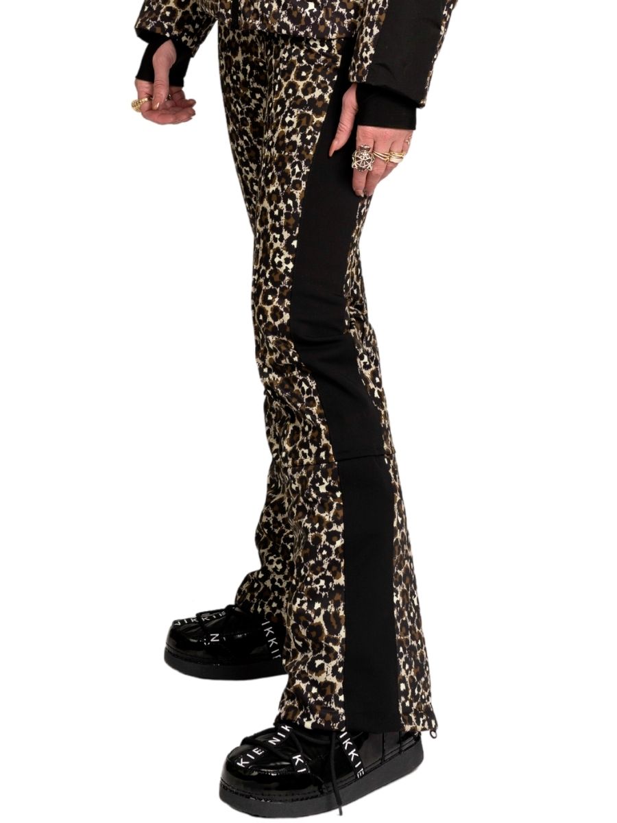Nikkie By Nikkie Plessen Leopard Ski Pants Dark Brown - €94.00