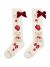 ADee Teddy Knee High Socks Molly 0601 Cream