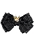 Angels Face Big Bow With Crown Black PARTY