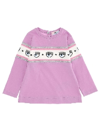 Chiara Ferragni Sale T-shirt Violet Tulle				