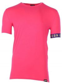 Round Neck T-shirt Pink-Purple