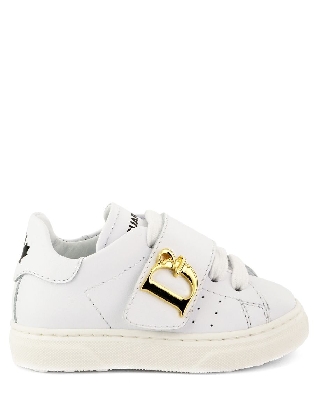 Kids Sale Sneakers Lace+strap White