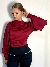Guess Sale Blouse Katie Beet Juice Red