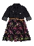 Guess Kids Mixed Fabric Adj Ls Dress Full Dark Sky Wash