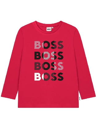 HUGO BOSS KIDS T-SHIRT Rood