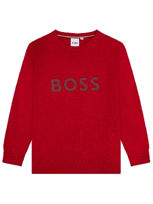 HUGO BOSS KIDS TRUI Rood PARTY