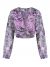 Nikkie By Nikkie Plessen Fina Top Lilac/black/dahlia