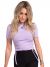 Nikkie By Nikkie Plessen NIKKIE SALE T-SHIRT  Cropped Cord Lilac