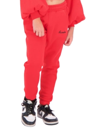 Kids Sale Broek Wording Fiery Red