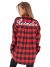 Reinders Sale Blouse Tartan Fiery Red