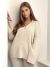 Reinders Zipper Pullover Creme