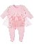 Sofija Babygrow Pink Tulle Flowers Rhinestones PARTY