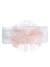 Sofija White Headband Pink Tulle 