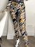 Versace Jeans Couture Legging All Over Print Black Gold