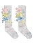 ADee Aop Knee High Sock Virginia 1001 Bright White