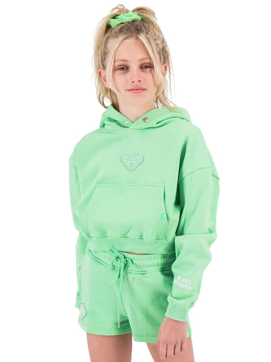 Black Bananas Kids Hoodie Baseline Green 29.98