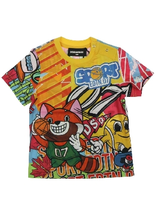 Kids T-shirt Vibrant Yellow