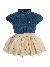 Guess Kids Dress Blue Plain Mesh